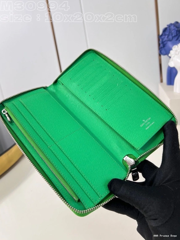 AAA Pruses Bags VUITTON ZIPPY LOUIS WALLET-10*20*2 cm 0819